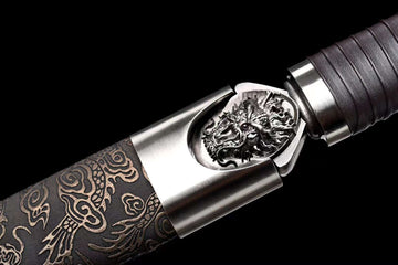 The Shaoron Naifu Handmade Ninjato Manganese Steel